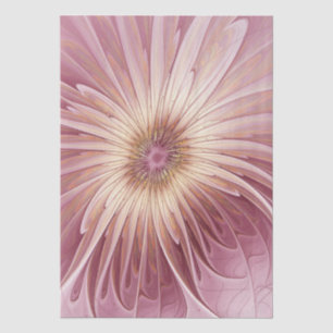 Abstrakte Blume Fraktal Kunst und Schatten Burgund Seidenpapier