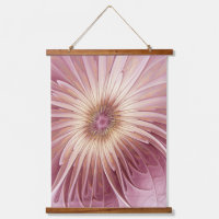 Abstrakte Blume Fraktal Kunst und Schatten Burgund