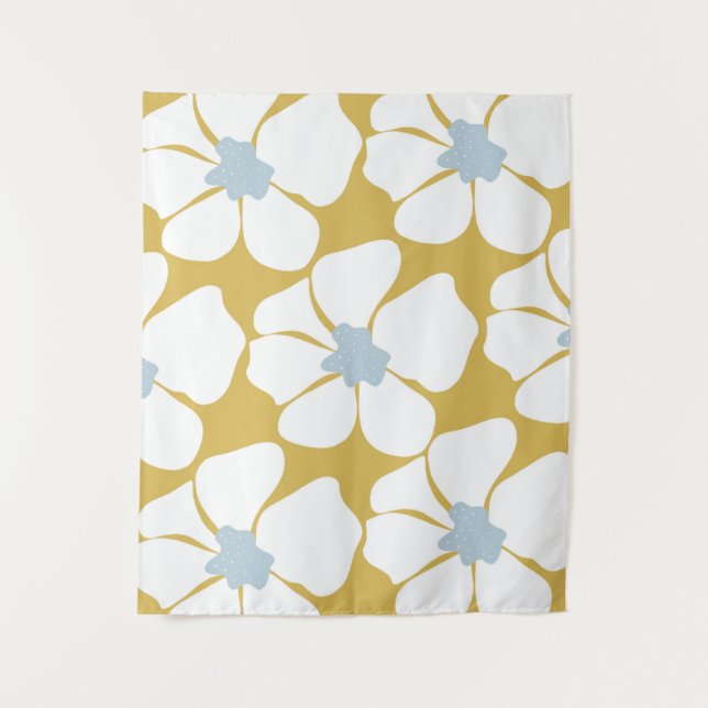 Abstrakte Blume Glam #4 #decor #art Wandteppich (Vorderseite)