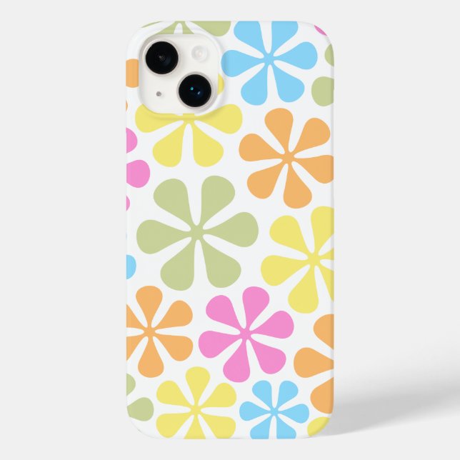 Abstrakte Blume Helle Farbmischung Case-Mate iPhone 14 Plus Hülle (Rückseite)