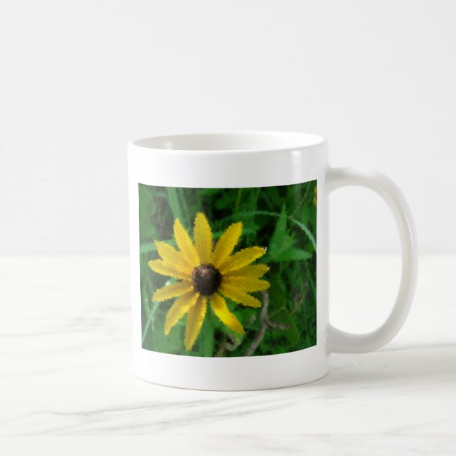 Abstrakte Blume Kaffeetasse (Rechts)