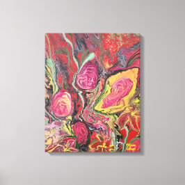 Abstrakte Blume Leinwanddruck