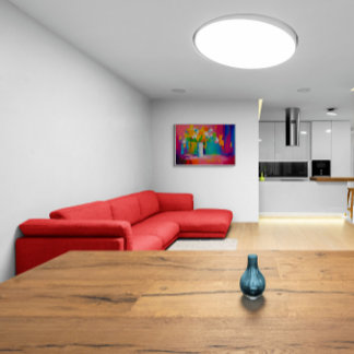 abstrakte Blume Leinwanddruck