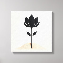 Abstrakte Blume Leinwanddruck