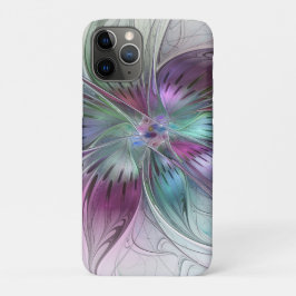 Abstrakte Blume Modernes Fraktal Kunst, Dichtung u Case-Mate iPhone Hülle