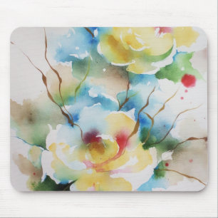 Abstrakte Blume Mousepad