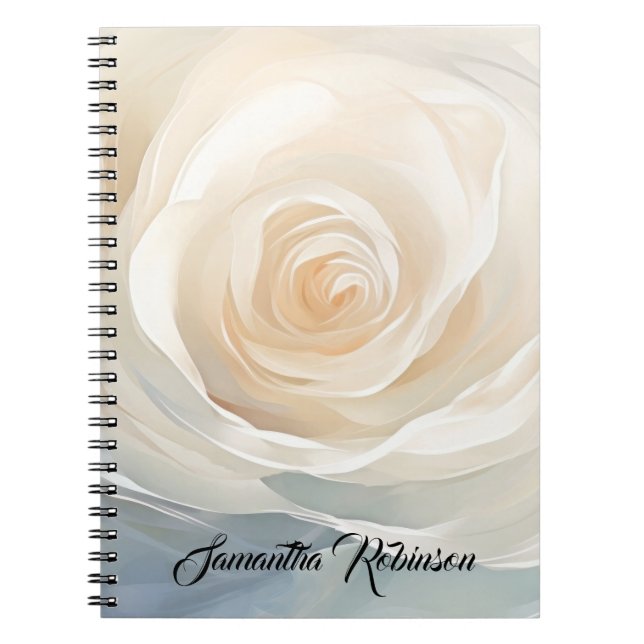 Abstrakte Blume Notizblock (Vorderseite)