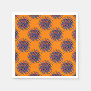 Abstrakte Blume Serviette