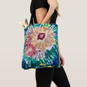 Abstrakte Blume Tasche