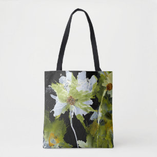 Abstrakte Blume Totbeutel Tasche