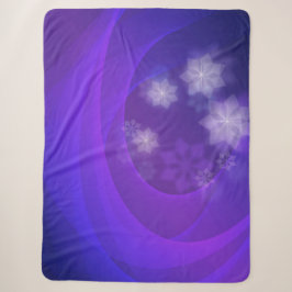 Abstrakte Blume zum Hintergrund des gefalteten Ind Sherpadecke