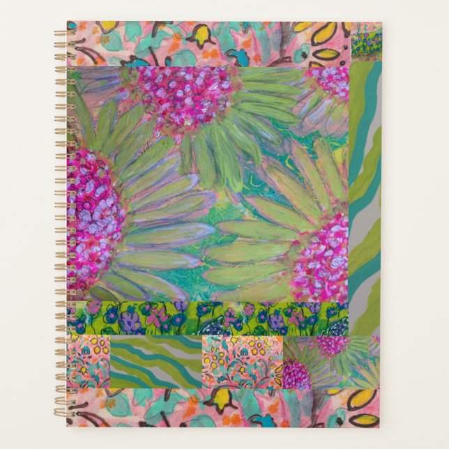 Abstrakte Blumen 8 Planer (Vorderseite)