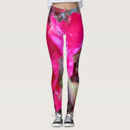 Abstrakte Blumen-Leggings Leggings
