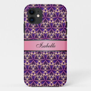 Abstrakte Blumen Rosa Personalisierter Name v2 title_seo2