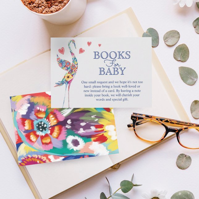 Abstrakte Blumenbücher für Baby Begleitkarte (Von Creator hochgeladen)