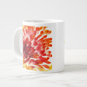 Abstrakte Blumengemälde 5 Jumbo-Tasse