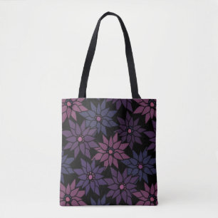 Abstrakte blumengeschmückte Blume romantischer Car Tasche