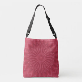 Abstrakte Blumenmuster Blume Magenta Pink Girl Tragetaschen Mit Langen Trägern