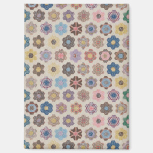 Abstrakte Blumenmuster Magnet