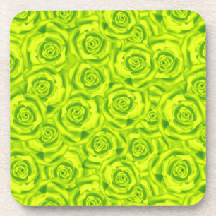 Abstrakte Blumenmuster-Rose - Getränkekoaster Getränkeuntersetzer