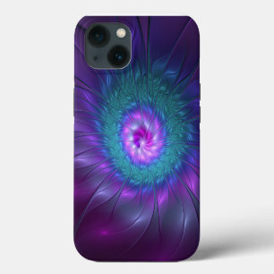 Abstrakte Blumenpracht Farbige Fraktalkunst-Blume Case-Mate iPhone Hülle