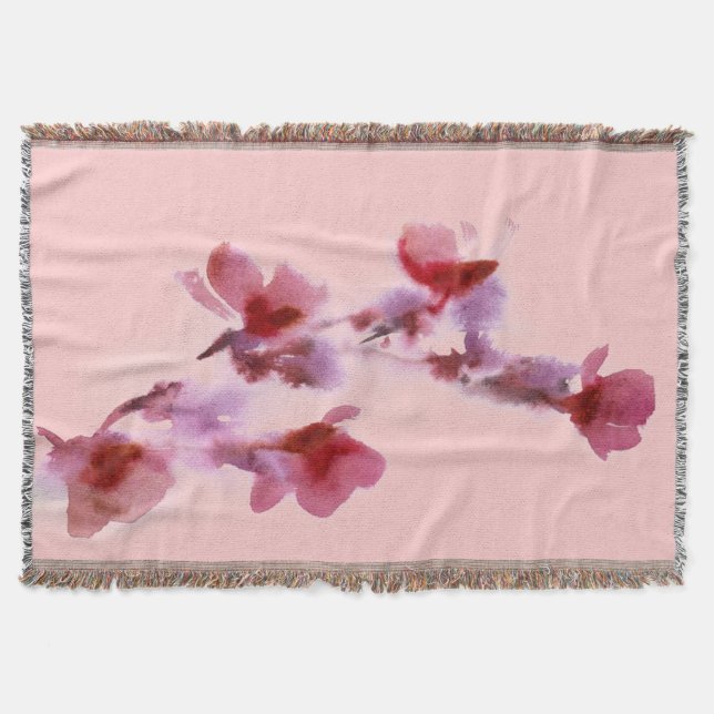 Abstrakte Blumenwatercolormalereien 3 Decke (Vorderseite)