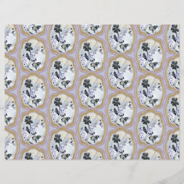 Abstrakte blumige Medallion (Vorderseite)