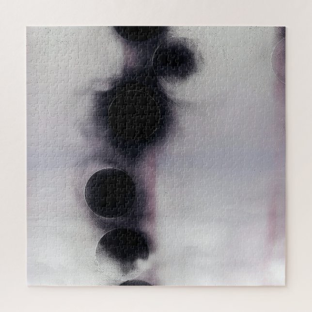 Abstrakte Blush-Orbit-Kunst (Vertikal)