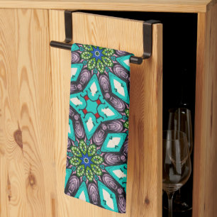 Abstrakte Blüte Geschirrtuch