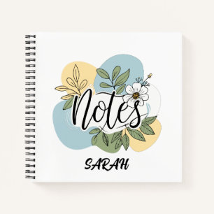 abstrakte Blüte Notizbuch