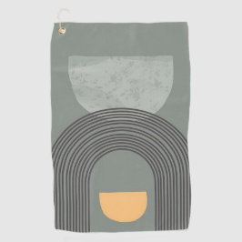 Abstrakte Bohemische Formen Golfhandtuch