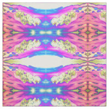 Abstrakte bohrosa orange-blaue lila Orchidee