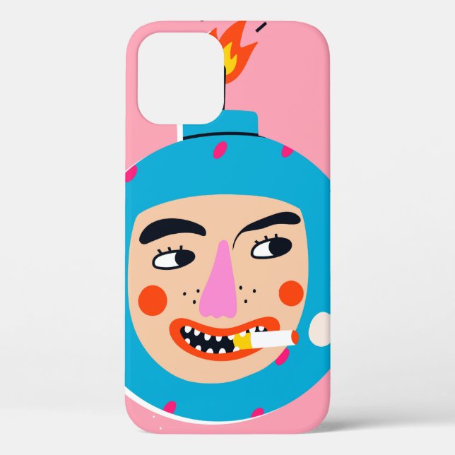 Abstrakte Boom-Gesicht Case-Mate iPhone Hülle (Rückseite)