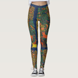 abstrakte botanische Abbildung Leggings