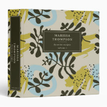 Abstrakte Botanische Boheme Pastell Grün Blau