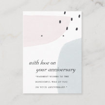 ABSTRAKTE BRUSH STROKE ANNIVERSARY EARRING-ANZEIGE