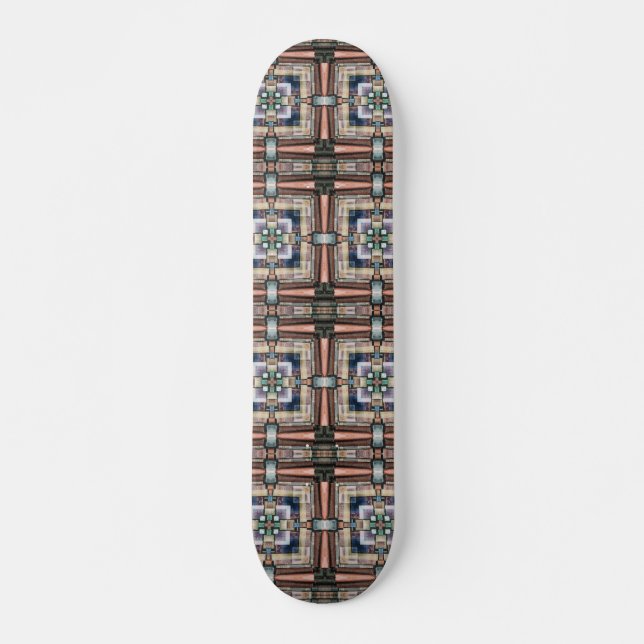 Abstrakte Büchersammlung Skateboard (Vorne)