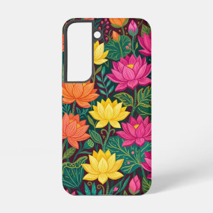 Abstrakte bunte Lotus-Schmetterlinge Samsung-Hülle Samsung Galaxy Hülle