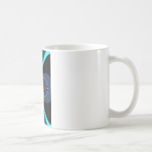 Abstrakte Burst Art Print Kaffeetasse