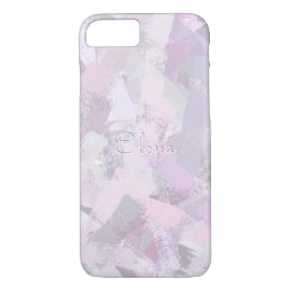 Abstrakte Bürste streicht Beschaffenheit. Name iPhone 8/7 Hülle