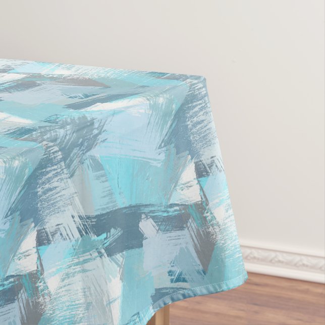 abstrakte Bürste streicht Muster Tischdecke (Beispiel)