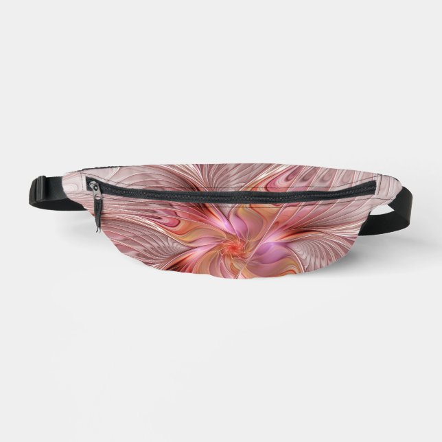 Abstrakte Butterfly Farbenfrohe Fantasie Fraktal K Bauchtasche (Vorderseite)