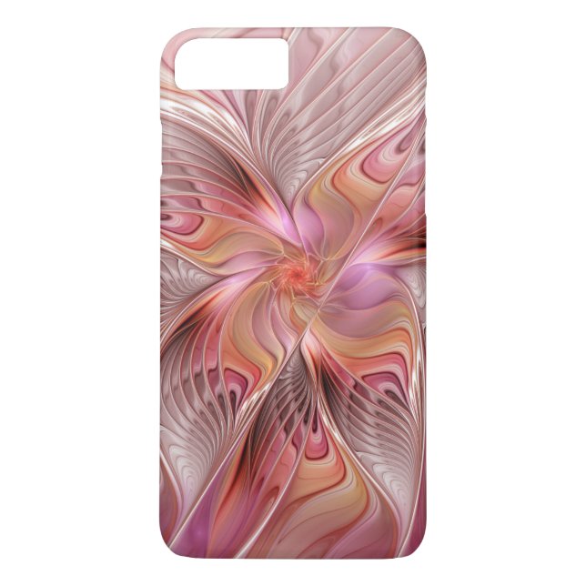 Abstrakte Butterfly Farbenfrohe Fantasie Fraktal K Case-Mate iPhone Hülle (Rückseite)