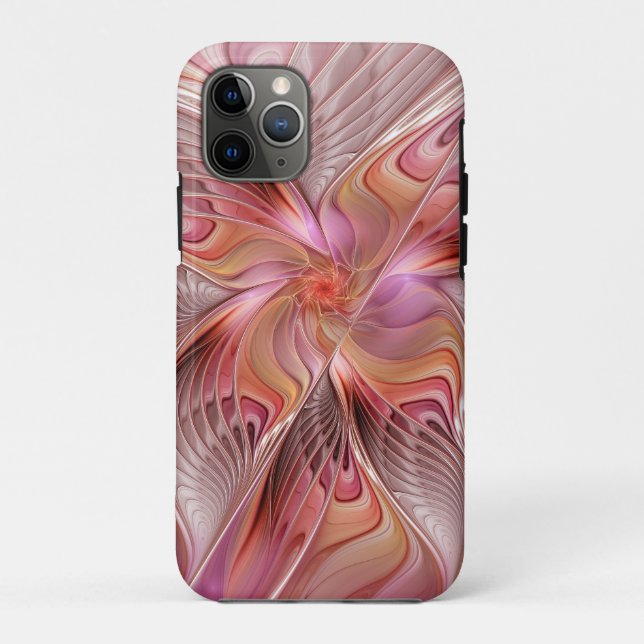 Abstrakte Butterfly Farbenfrohe Fantasie Fraktal K Case-Mate iPhone Hülle (Rückseite)