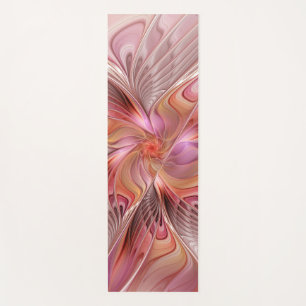 Abstrakte Butterfly Farbenfrohe Fantasie Fraktal K Yogamatte