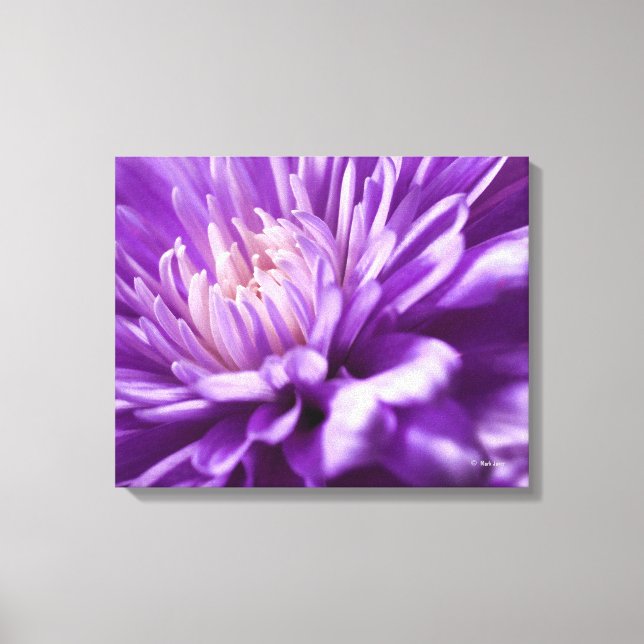 Abstrakte Canvas mit Blumenmuster Leinwanddruck (Vorderseite)