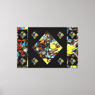 Abstrakte Carnation Canvas Print w/ Dreaming Leinwanddruck