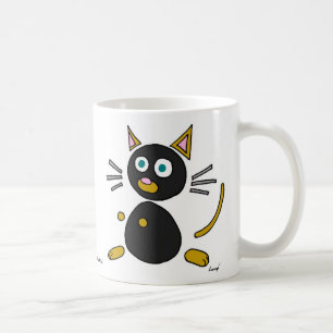 Abstrakte Cat-Tasse Kaffeetasse