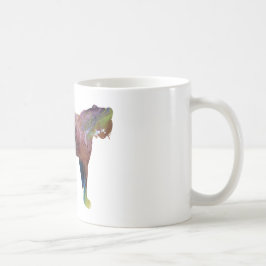 Abstrakte Cheetah-Silhouette Kaffeetasse