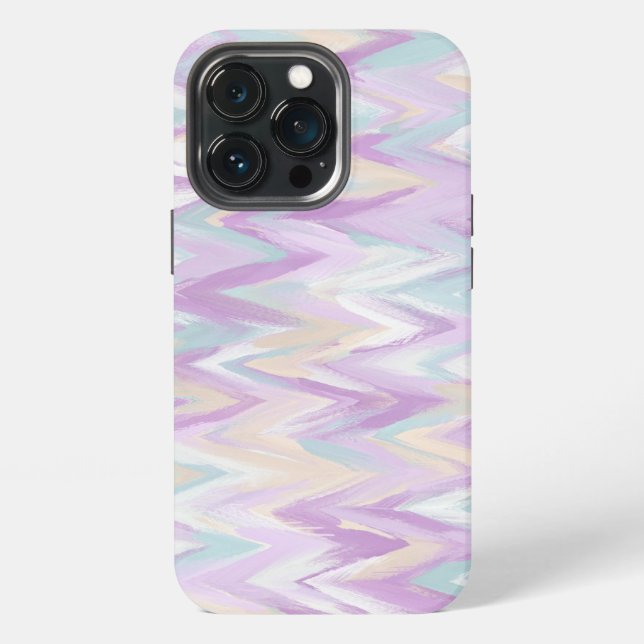 Abstrakte Chevrons iPhone 13 Pro Hülle (Hinten)